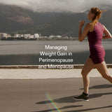 Woman running outdoors to manage weight during perimenopause and menopause with support from natural GLP-1 pathways